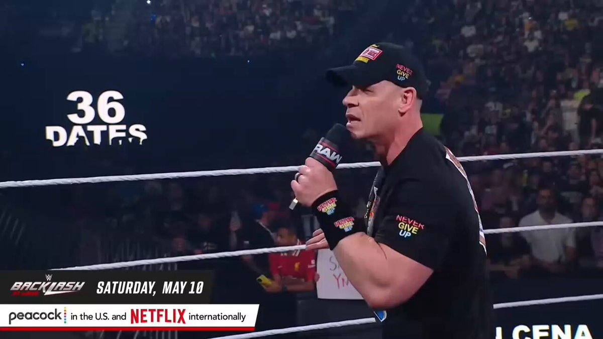 Revisiting the Raw after WrestleMania with John Cena's first Raw as the Never Seen 17 🔥 • Cena reflected back on the dates left • Name dropped some of the past superstars who held the title sharing he was going to take it home • Defended Cody Rhodes by labelling the fickle Las Vegas crowd as "Heartless Bastards" • Boasted that there was no one real left in the game at all • Got surprised by his old frenemy Randy Orton with an RKO Outta nowhere 🔥 • Randy lifting the title making a statement Everything about this segment was perfect and brilliantly executed 💯