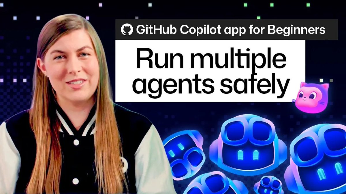 Did you know? You can run agents in parallel in the GitHub Copilot app. Each session gets its own Git worktree and context, so you can build, review, and test all at the same time. Here's how to get started 👇