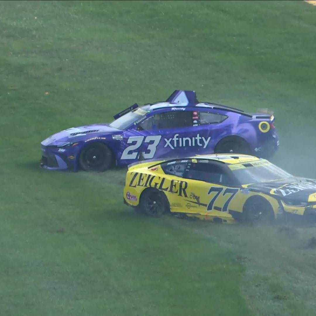 Trouble on the restart! Multiple Chase drivers are involved.