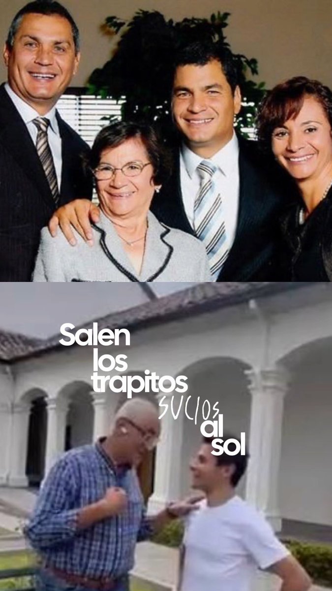Cuando los compadres se pelean, salen los trapitos sucios al sol!!! Correistas, todos son lo mismo. #UnaSolaLucha 💜