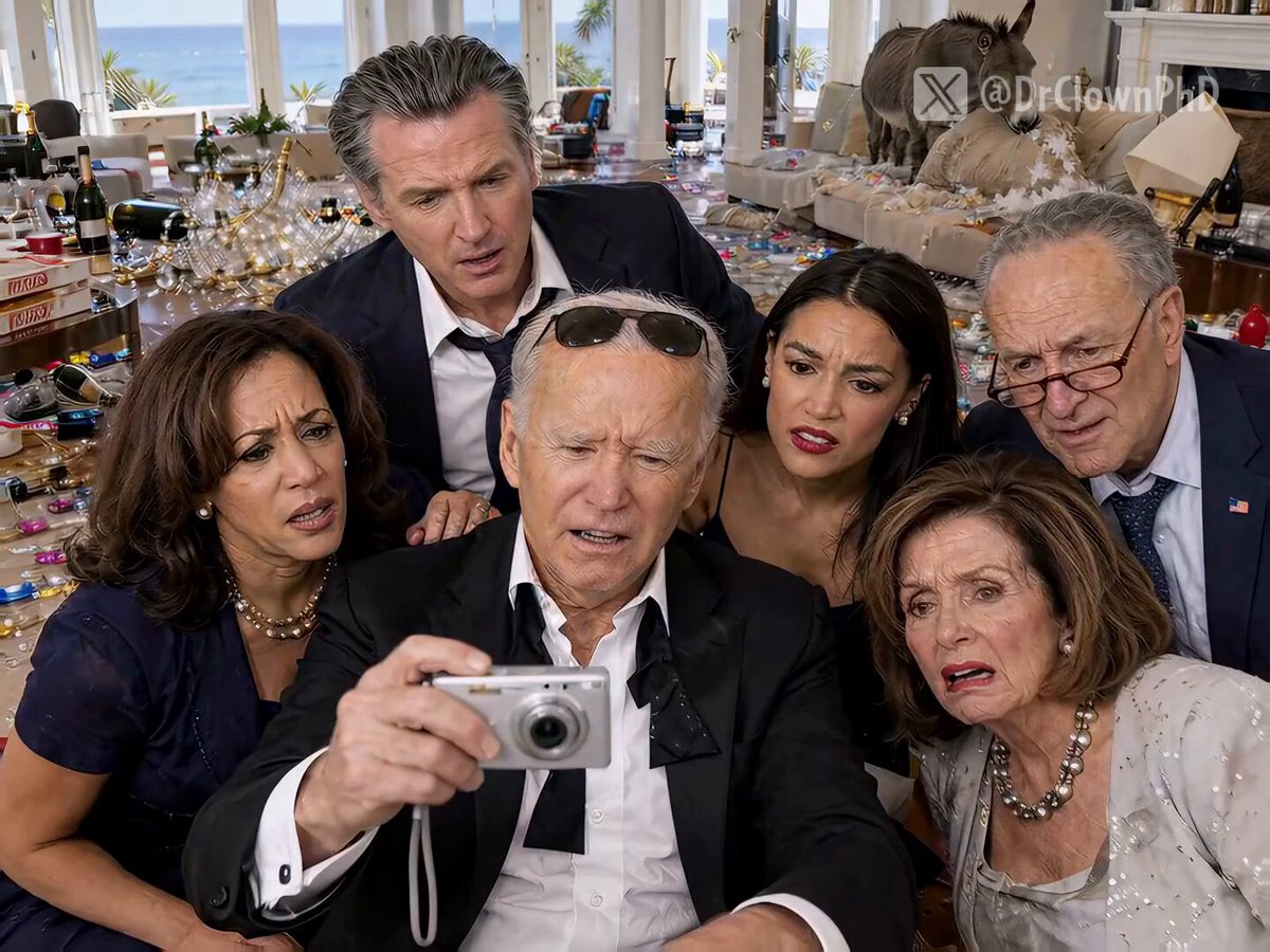 Democrats are already celebrating the midterms. Someone found the camera roll. 😂