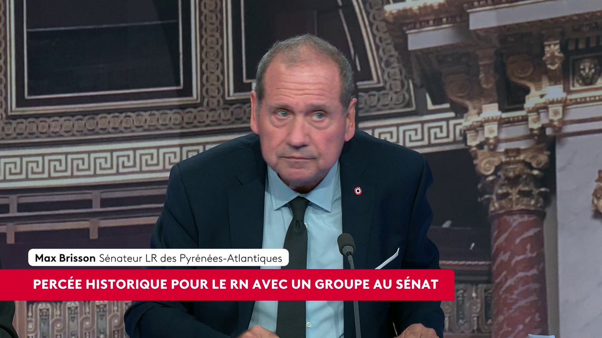 🔴 Rassemblement national : "Le cordon sanitaire et d’autres formules de cette nature, les électeurs ne veulent plus en entendre parler", estime Max Brisson, sénateur LR. "Je ne pense pas que l’on gagne à les ostraciser." #Sénatoriales #Canal16