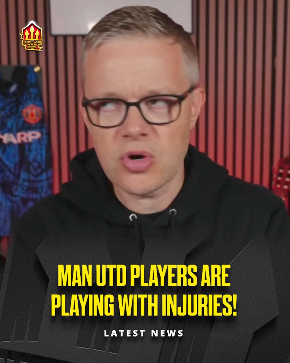 "If you go to work tomorrow and you've got the FLU... "Do you perform as well as you would WITHOUT the flu?" 🤒 #mufc