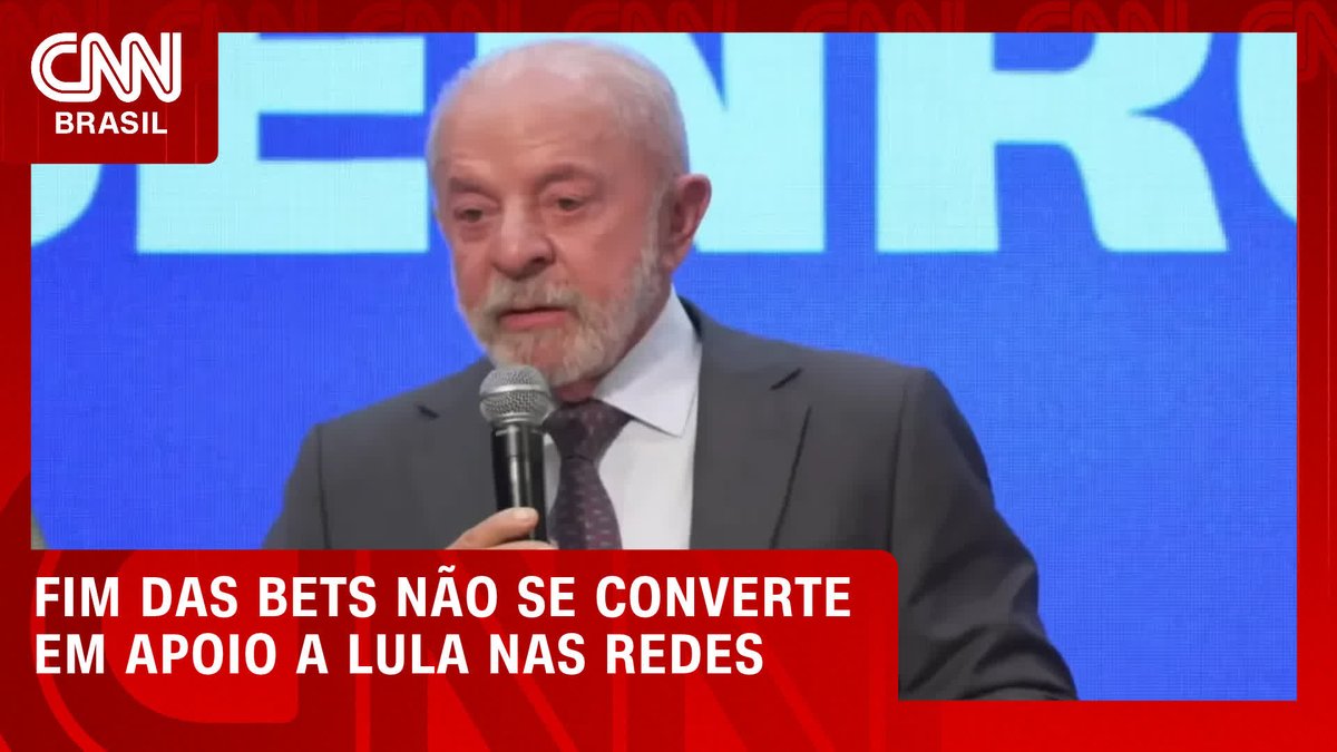 Fim das bets não se converte em apoio a Lula nas redes; assista #CNNAGORA