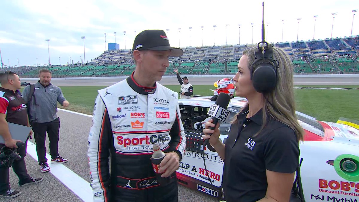 "Didn't quite have it today." Denny Hamlin speaks on what led him to a 3rd place finish in Kansas, and his mindset as The Chase continues.