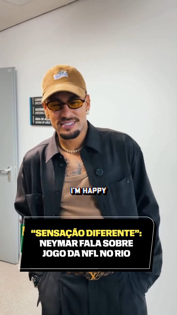 Neymar marcou presença no NFL Rio Game e falou sobre a experiência de acompanhar Baltimore Ravens x Dallas Cowboys, no Maracanã 🏈🇧🇷 Via NFL Brasil (IG) 👉 Assista aos jogos da NFL na ESPN pelo Plano Premium do #DisneyPlus! #NFLnaESPN #NFLRio