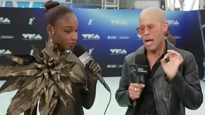 .Normani reflects on her hit song, "Motivation," calling it a "pinch-me moment" on the #VMAs red carpet.
