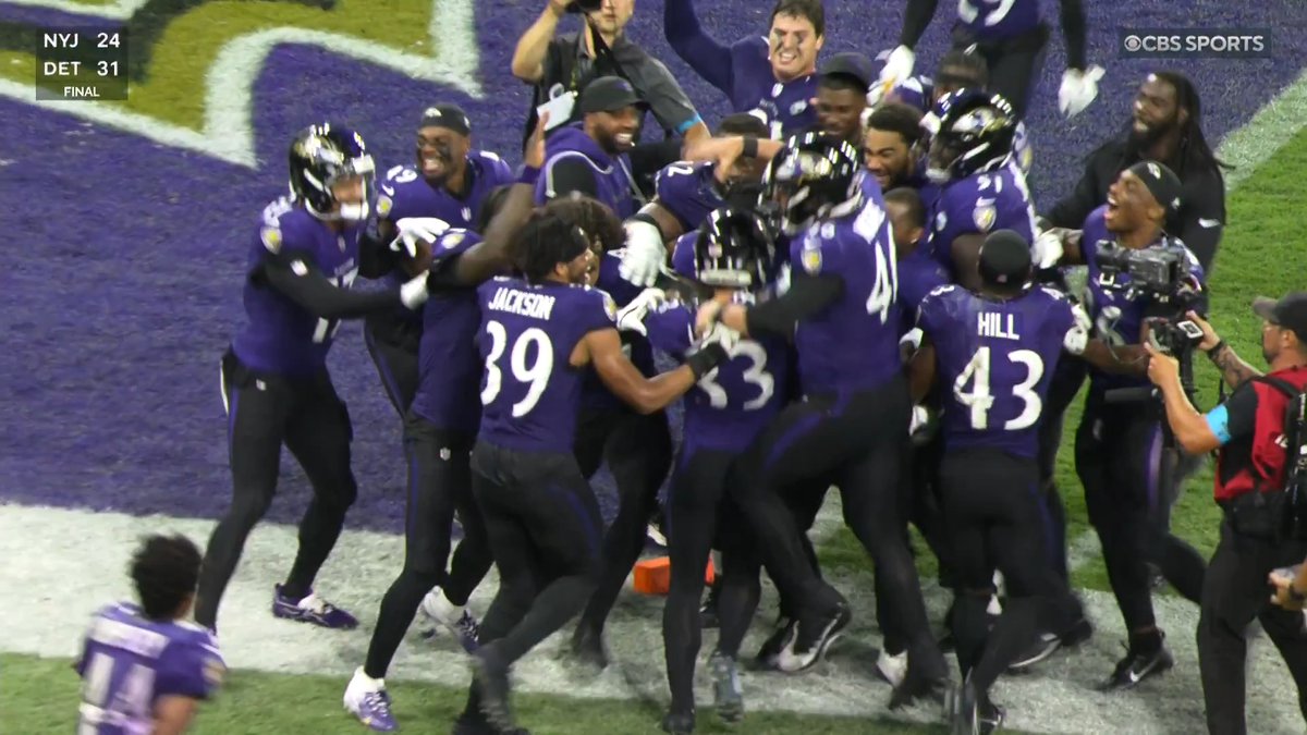 Seven seconds was all the Baltimore Ravens needed. NFL Brasil