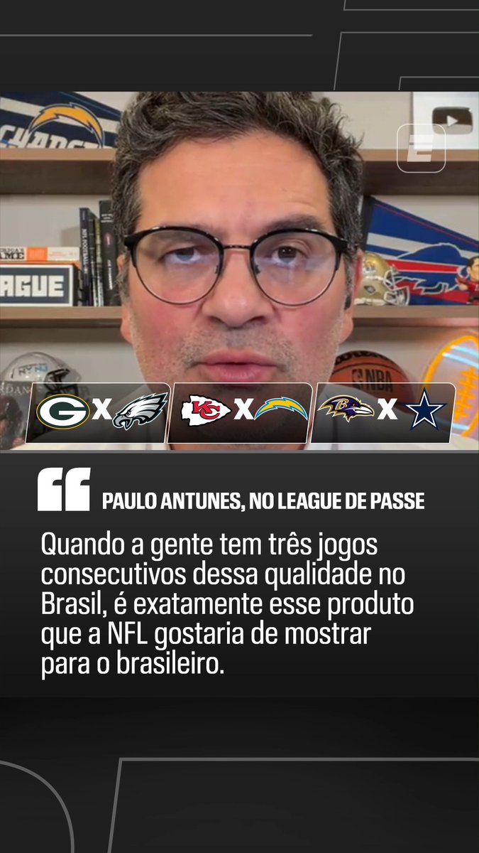 Após uma partida emocionante no NFL Rio Game, Paulo Antunes analisa o impacto dos jogos da NFL no Brasil e destaca o espetáculo que a liga tem apresentado para o público brasileiro. 👉 Assista aos jogos da NFL na ESPN pelo Plano Premium do #DisneyPlus! #NFLnaESPN #NFLRio #LeagueDePasse