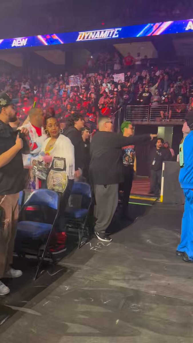 my personal favorite memory of pac. dynamite with my brother this past february. he had an "aew is for everyone" sign and pac, one of his favorite wrestlers, looked at it and gave him a nod of approval.