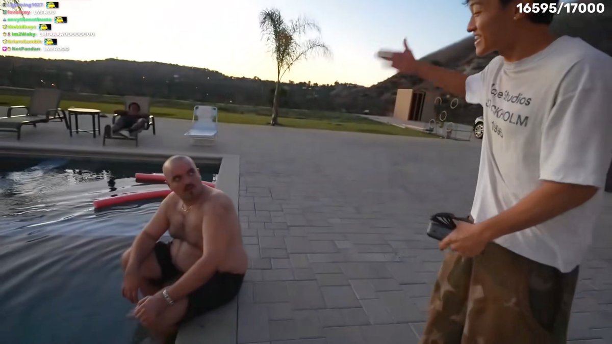 Jasontheween couldn’t believe Haskell &amp; Aldo drove into the CORE House backyard to hang out after saying their goodbyes to Jason 😭💀