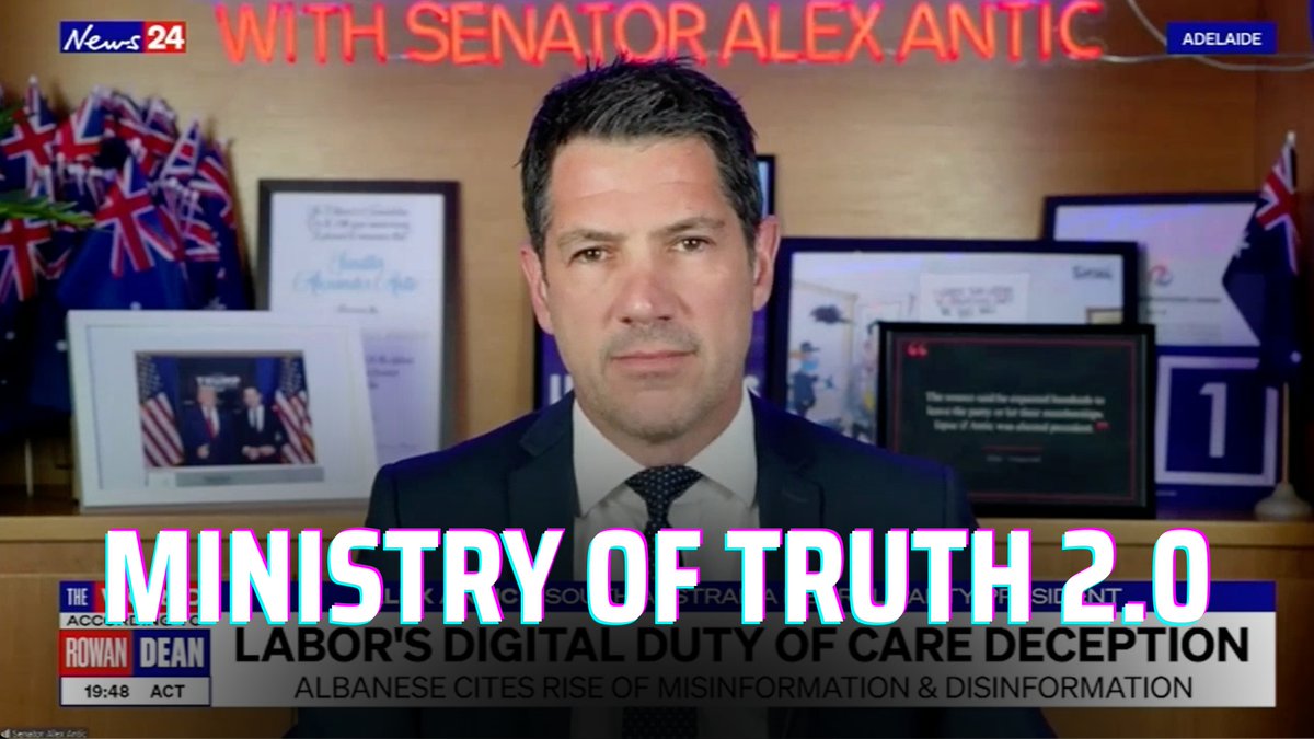 Labor's Digital Duty of Care Bill is just a resuscitated version of their defeated mis and dis information bill. This bill is less about cyberbullying and more about restricting anything a Minister for Communications deems "seriously harmful" at a later date. Don't fall for the rhetoric. We must defeat this Bill. To hear more from me and stay up to date, signup to my email newsletter here: