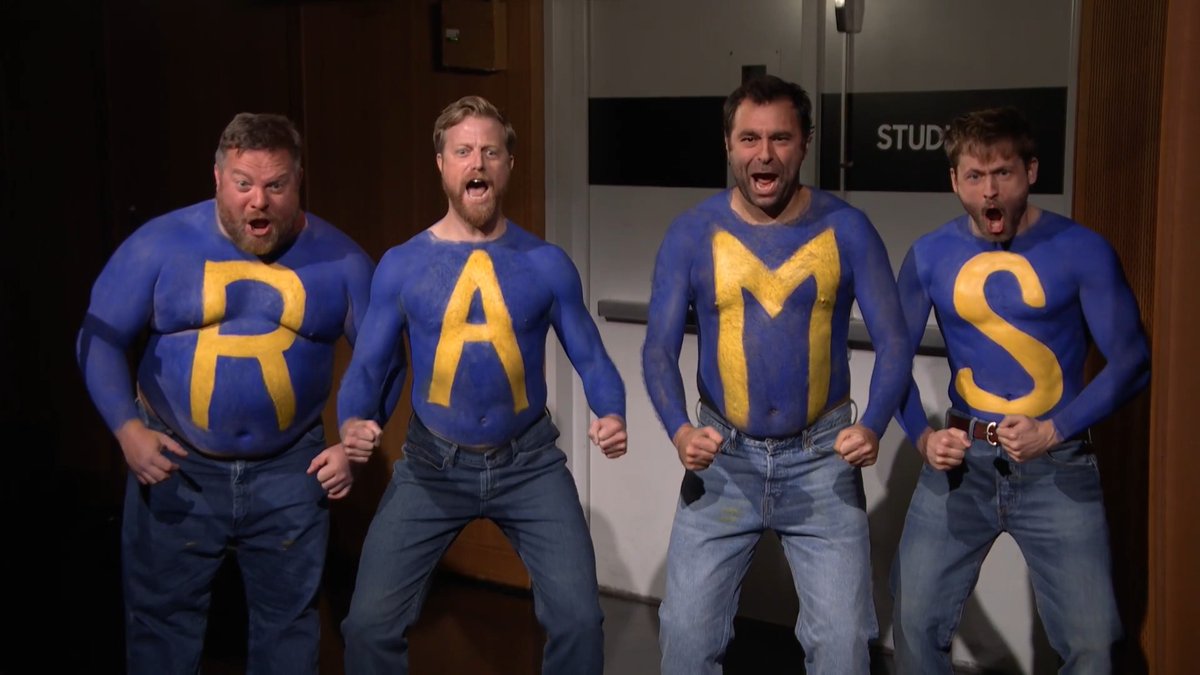 .Los Angeles Rams fans crash Jimmy’s monologue 😭 NFL #FallonTonight