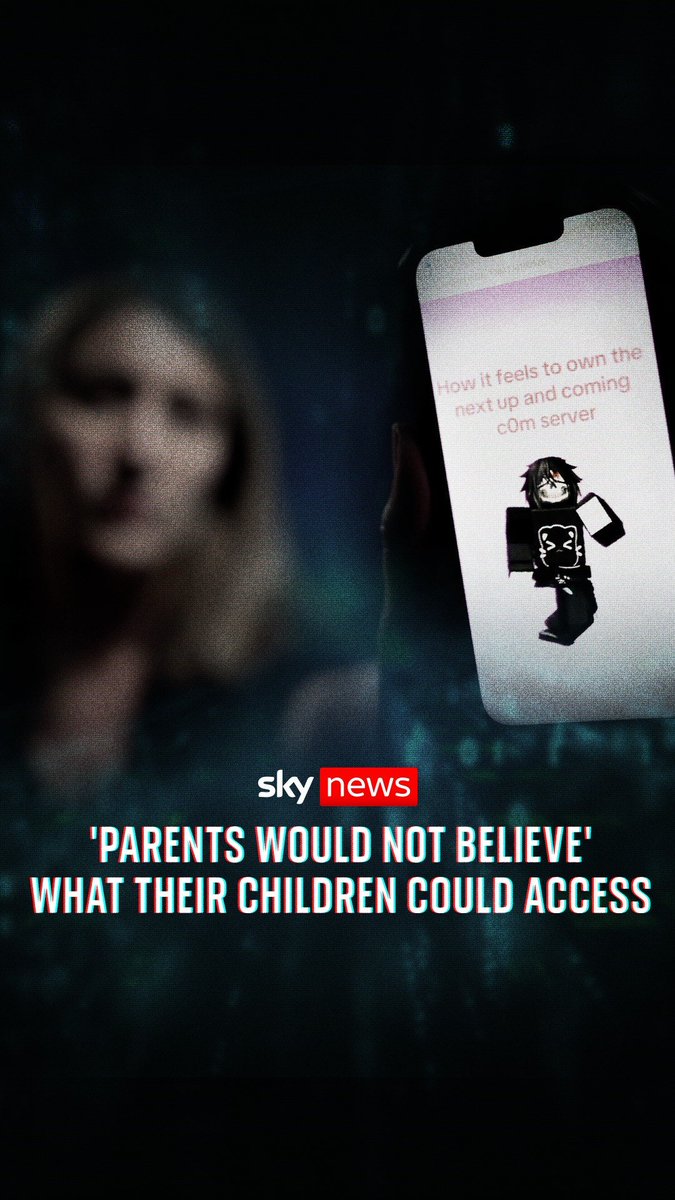 'Parents would not believe what their children have access to', says Children's Commissioner Rachel De Souza. A Sky News investigation has found self-harm themed avatars and clothing available to children as young as five on the gaming platform Roblox