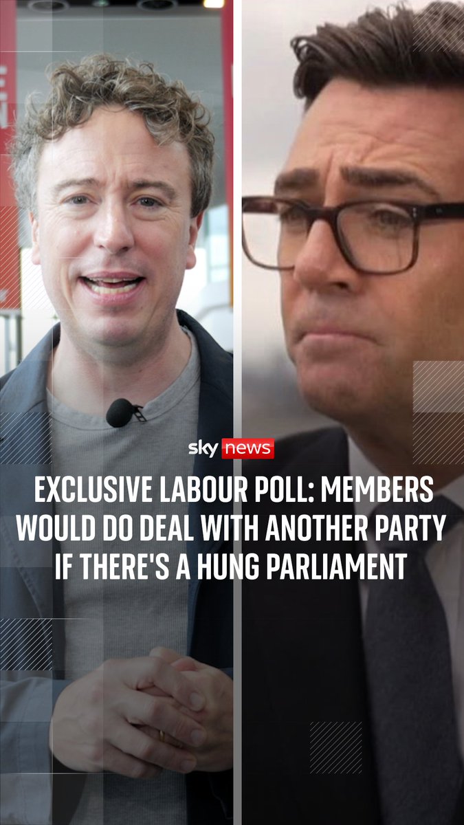 Exclusive YouGov polling reveals who Labour members would want a post-election deal with. Sky’s Sam Coates Sky digs into the data