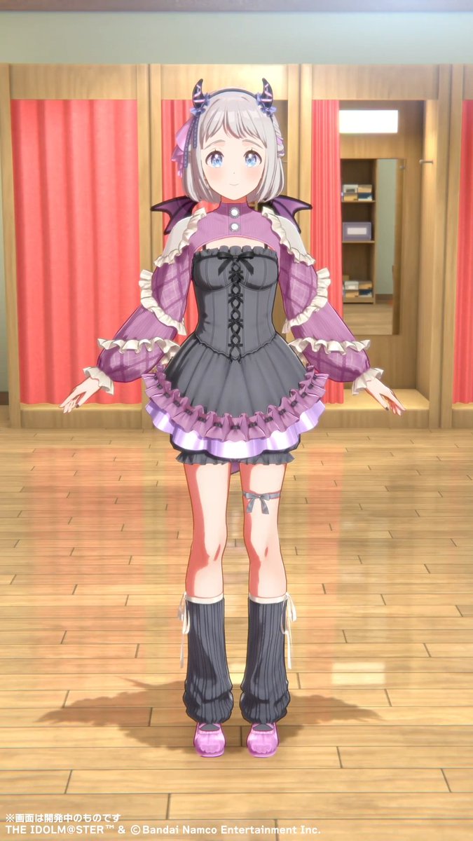 【Agitato】葛城リーリヤ アイドル衣装/髪型ご紹介✨ 💜⋆͛ ┈┈┈┈┈ ⋆͛💜 📅ガシャ開催期間 2026/9/30(水) 11:00 ～ 10/9(金) 10:59まで(予定) ❥❥❥ #学マス小悪魔配信👿