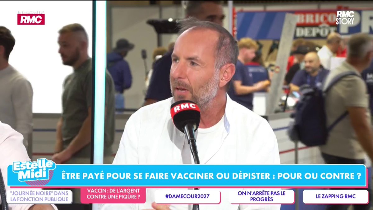 ๐ รtre payรฉ pour se faire vacciner ๐๏ธ Jean-Philippe Doux : "Se faire vacciner est un acte citoyen ! Si on dit aux Franรงais "vous serez moins bien remboursรฉ s'il vous arrive quelque chose et que vous ne vouliez pas รชtre vaccinรฉ", je trouverais รงa normal ! Tu assumes les consรฉquences"
