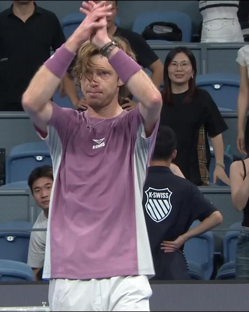 FINAL BOUND 🚀 Rublev achieves his 400th Tour-level win after defeating Jacquet 7-6 6-1! #HangzhouOpen