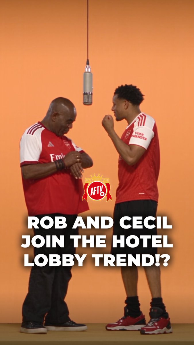 Rob and Cecil are hopping on the "hotel lobby" trend! #AFTV