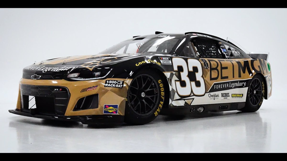 Checkered and ready to roll. 🏁 A fresh look for BetMGM, carrying a special tribute to Kyle along for the ride. BetMGM 🦁 | Austin Hill