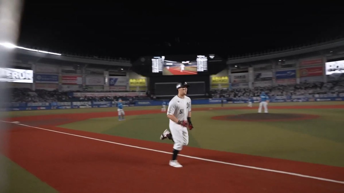 打った瞬間の一発✨ 千葉ロッテ 山口航輝 選手の第33号2ランホームラン🌈