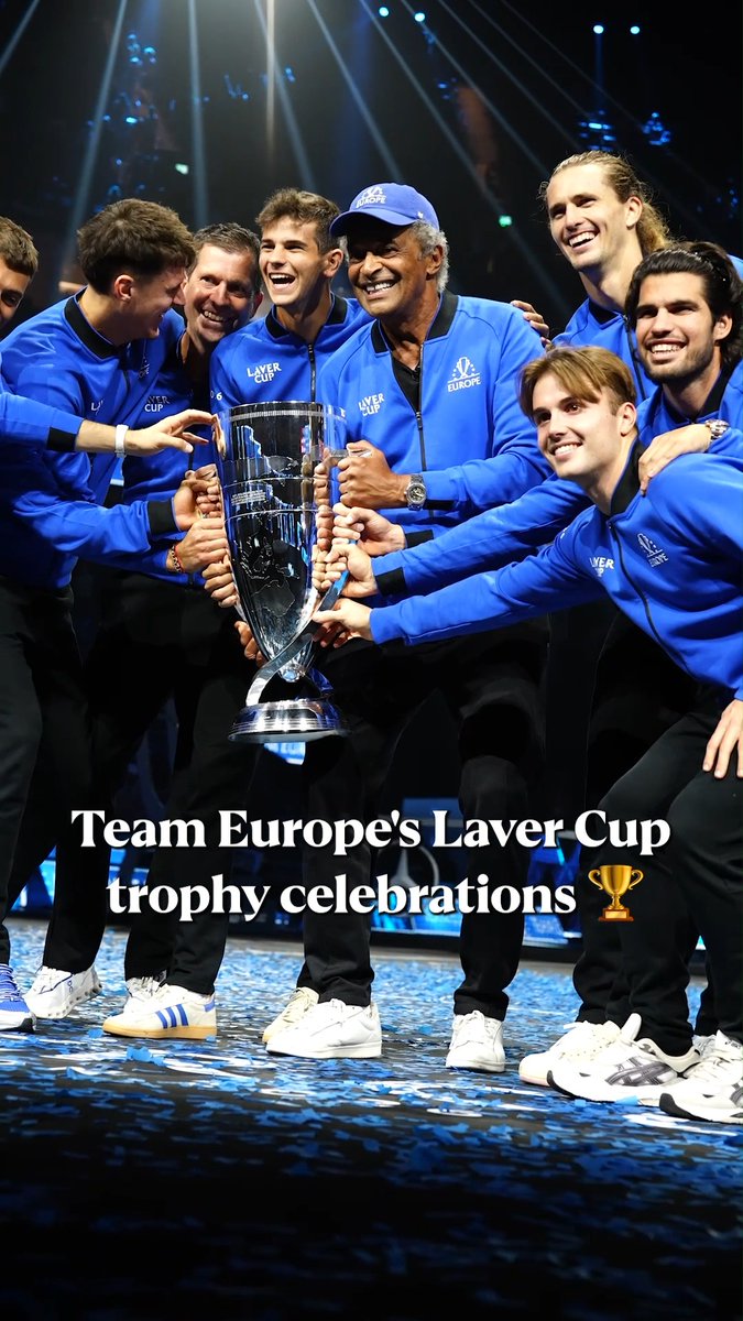 Nothing beats that winning feeling 🏆✨ Congratulations, Team Europe! 🇪🇺