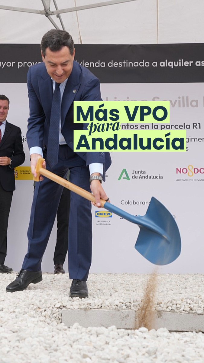 #Andalucía seguirá allanando el camino para la adquisición de una vivienda. Con menos trabas y menos impuestos. Más ayudas a los jóvenes. Y más suelo. La solución es ayudar de verdad a la gente a acceder a un hogar. No poner las cosas más difíciles.