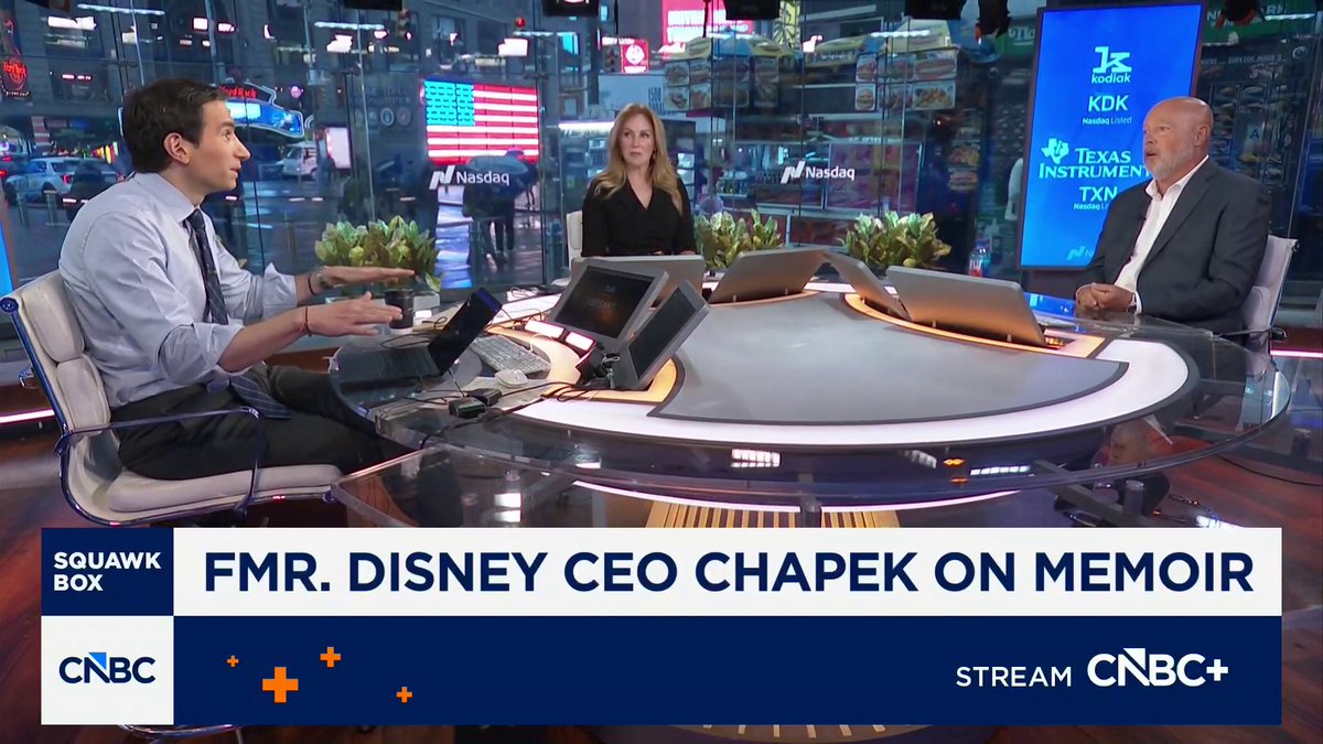 “He was reasserting himself as CEO,” says former $DIS CEO Bob Chapek on his relationship with Bob Iger. Chapek explains why he wrote his new memoir: