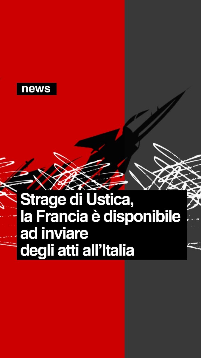 L'ambasciata francese, in base a quanto si apprende, ha inviato nei giorni scorsi una nota alla Farnesina in cui annuncia la disponibilità del trasferimento all'Italia di tutta la documentazione relativa alla strage di Ustica. Alla luce di questa svolta i pm nell'udienza del 30 settembre davanti al gip sarebbero pronti a ritirare la richiesta di archiviazione del procedimento sulla strage che nel 1980 causò la morte di 81 persone.