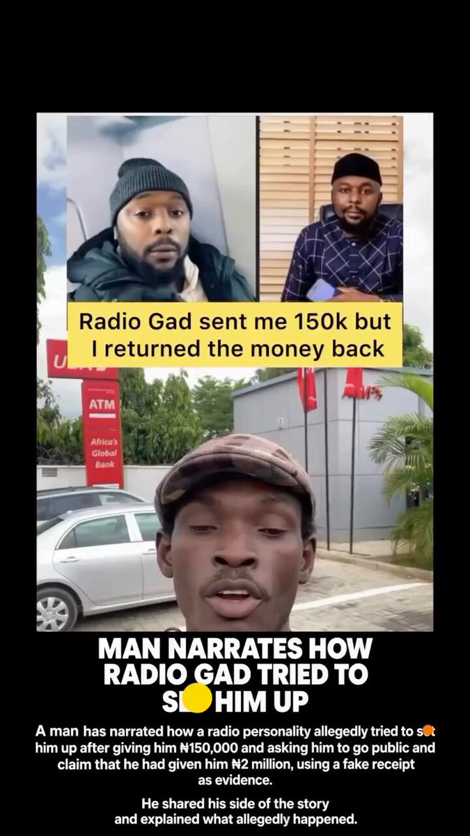A man has narrated how a radio personality allegedly tried to set him up after giving him ₦150,000 and asking him to go public and claim that he had given him ₦2 million, using a fake receipt as evidence.