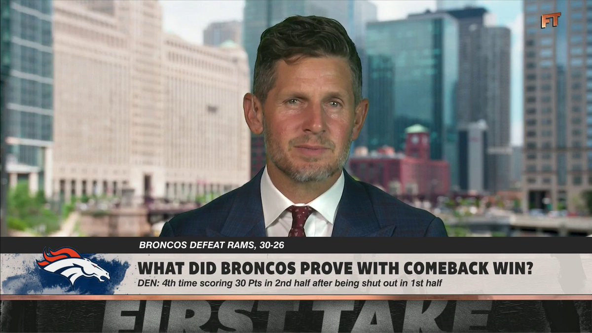 “They’re one of the best teams in football, and I think they have one of the most clutch quarterbacks in football.” —Dan Orlovsky on the Denver Broncos and Bo Nix after their comeback win against the Rams 😤