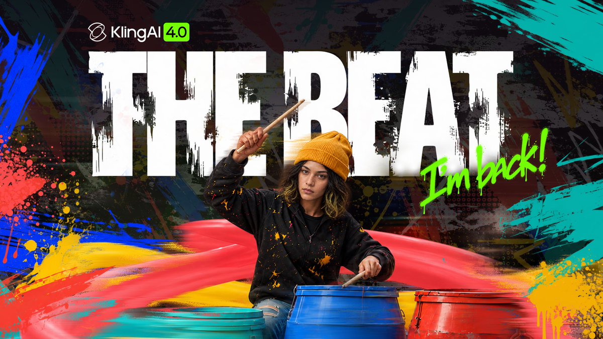 The wait is over. The rhythm is back. THE BEAT, created with Kling 4.0, follows a drummer’s journey back to the stage. “WATCH ME PLAY.”
