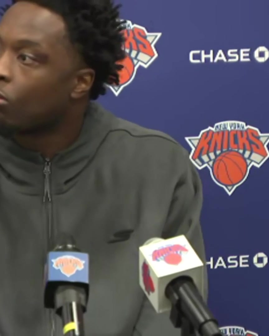 "Everyone's excited, energized, ready to go." OG Anunoby talks about the Knicks' mindset heading into the season: