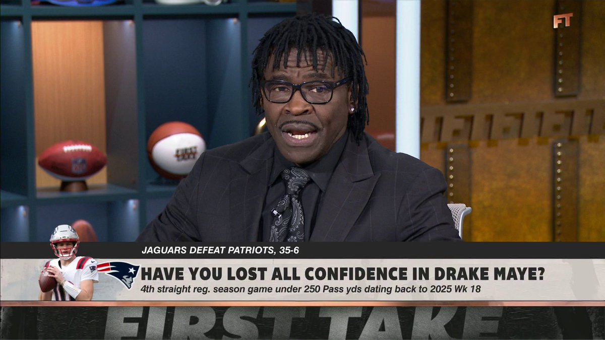 “It’s not even about me losing confidence, I’m worried about if he’s lost confidence in himself. … He has to see the game the right way.“ Michael Irvin expresses his worries regarding Drake Maye’s recent play 😮