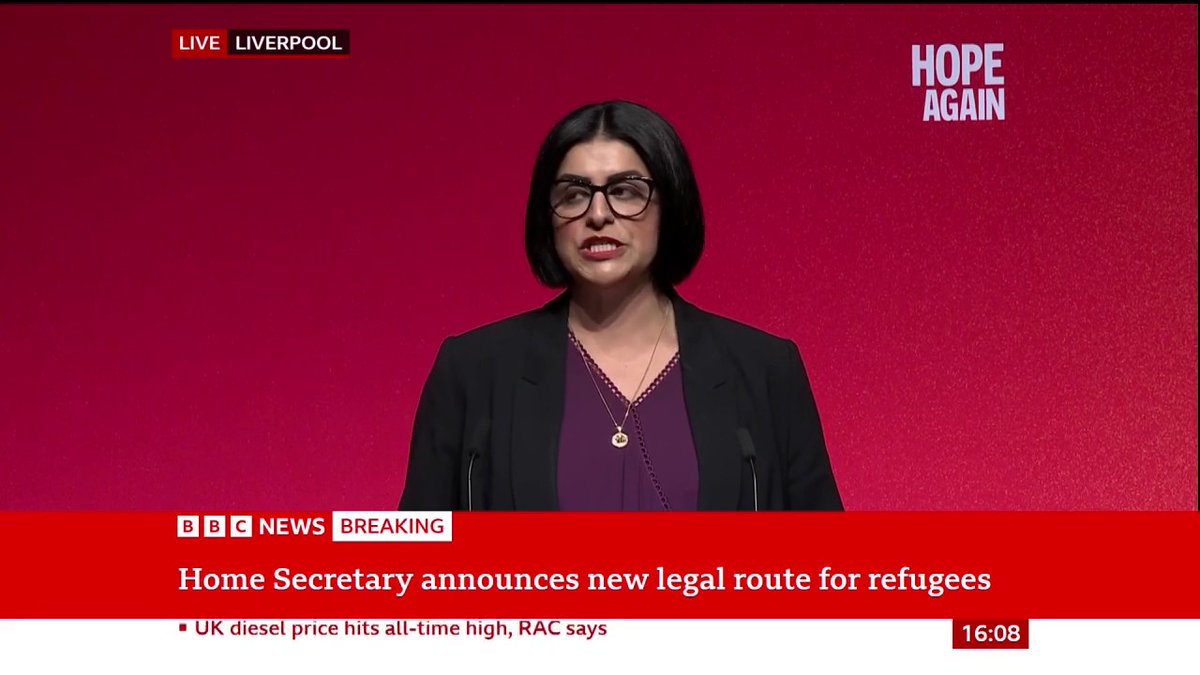 "Government will reopen the UK resettlement route in partnership with the United Nations," Shabana Mahmood says Around a quarter of arrivals will be Afghan women and girls, and Palestinians "who have fled the horrors of Gaza", the home secretary adds