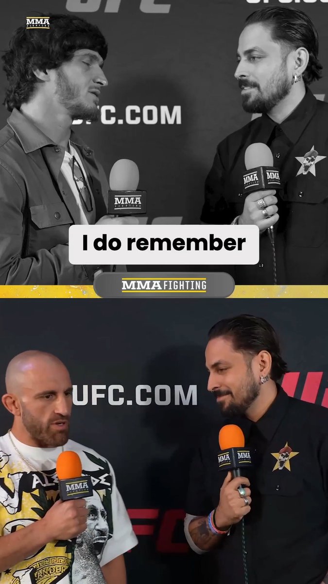 Alex Volkanovski and Movsar Evloev both remember a past training session ahead of #UFC333 title fight in Abu Dhabi