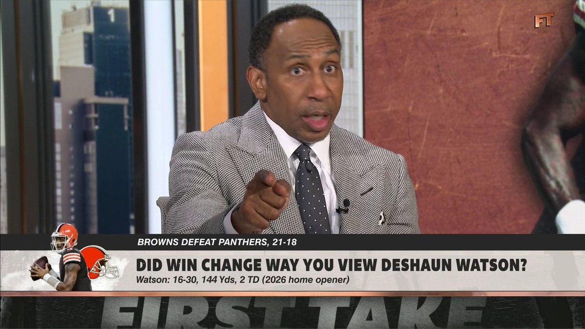 .Stephen A Smith dives into Deshaun Watson and where his current form can take the Browns this season 🏈