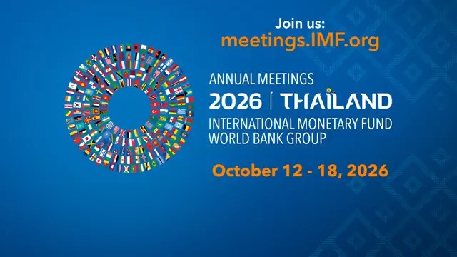 The IMF-World Bank Group Annual Meetings take place in Thailand from Oct 12-18. Global leaders will discuss how countries can navigate uncertainty, inflation, debt and geopolitical tensions while seizing new opportunities for growth from advances in AI.
