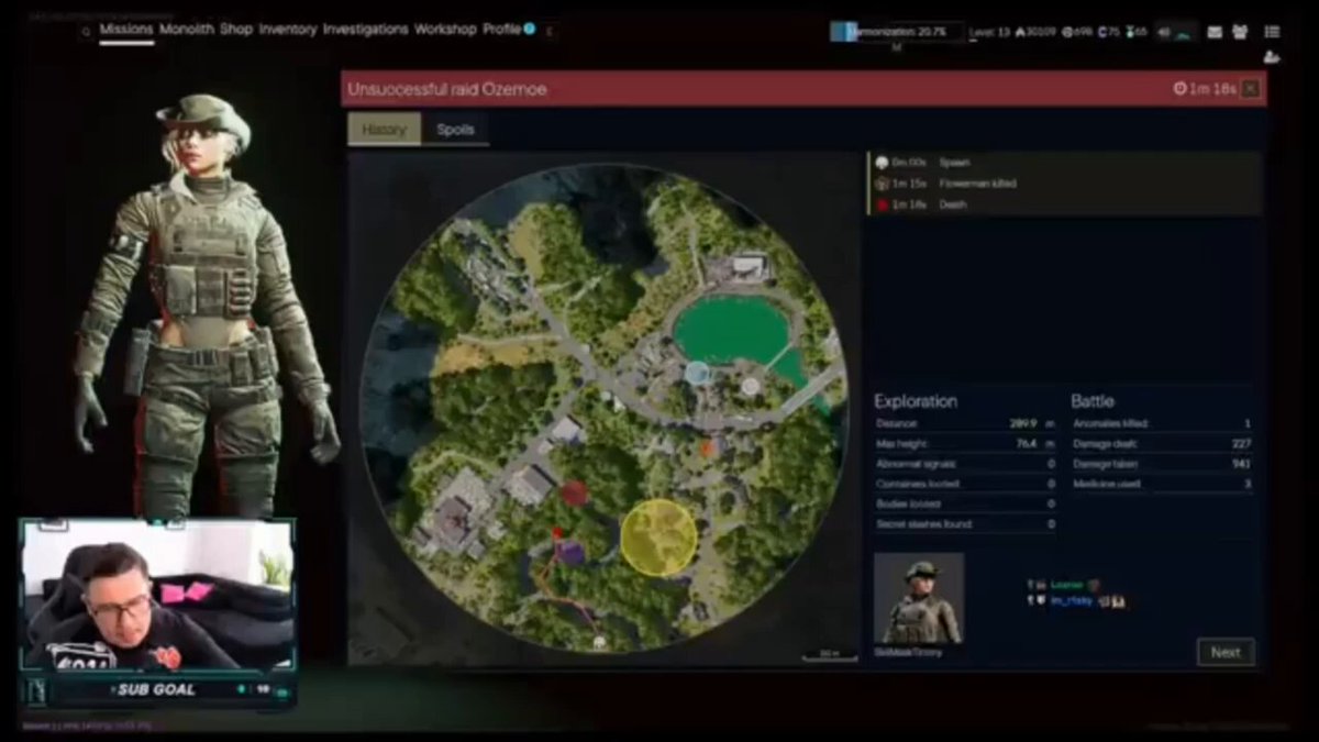 streamer "Skiimasktimmy" completely loses it over the game Active Matter 😭