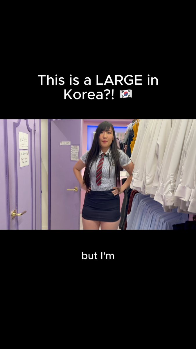 Korea’s sizing is off!!!!