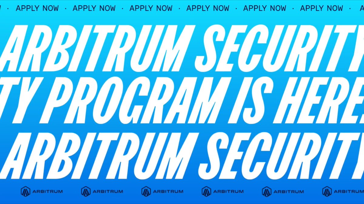 Introducing the Arbitrum Security Program The Arbitrum Foundation is subsidizing smart contract audits for teams building on the Arbitrum Platform including: > apps on testnet > projects on mainnet > migrating from another chain > dedicated Arbitrum chains Get audited with the likes of OpenZeppelin, Trail of Bits, Cyfrin Audits, Nethermind and many more Read more below and register today: