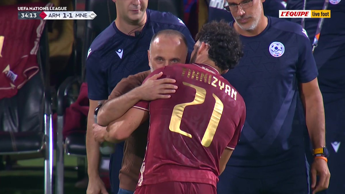 🇦🇲-🇲🇪 L'Arménie revient grâce à cette boulette de la défense du Monténégro Le direct sur L'Équipe live foot > #lequipeFOOT