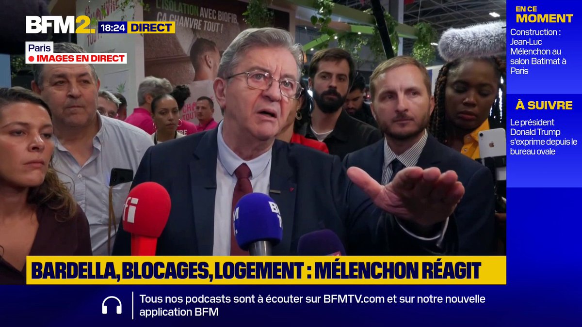 Lycées bloqués: "Ces jeunes gens défendent leur droit à être instruits, ils n'ont aucune activité criminelle", déclare Jean-Luc Mélenchon, candidat LFI à l'élection présidentielle #BFM2