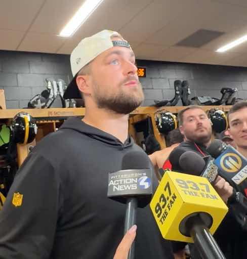 Browns fans threw beer on #Steelers TE Pat Freiermuth’s mom