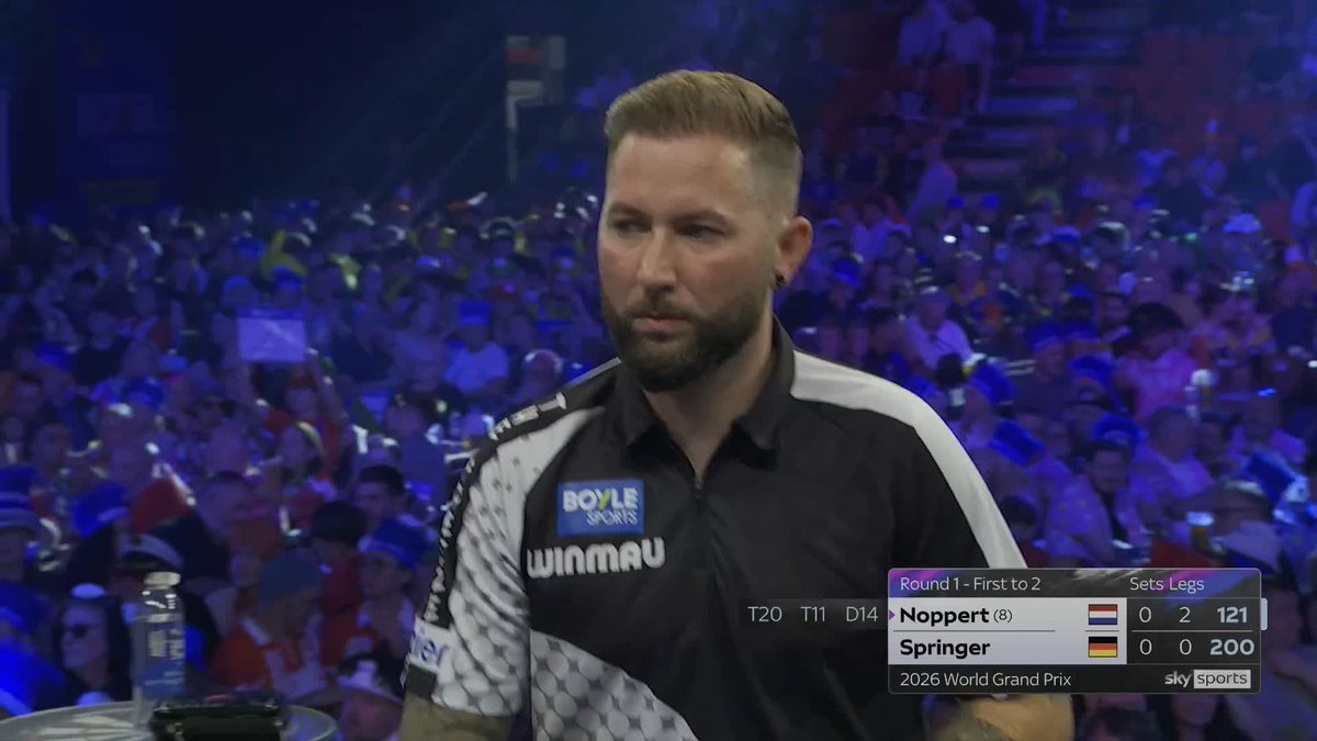 Clean sweep in the opening set for Danny Noppert... 🧹 📺 #WGPDarts | R1