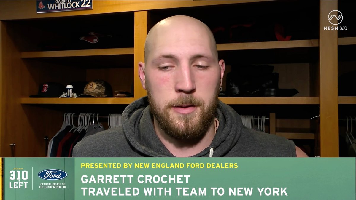 Garrett Crochet is in New York and ready to go, just waiting for the team’s decision.