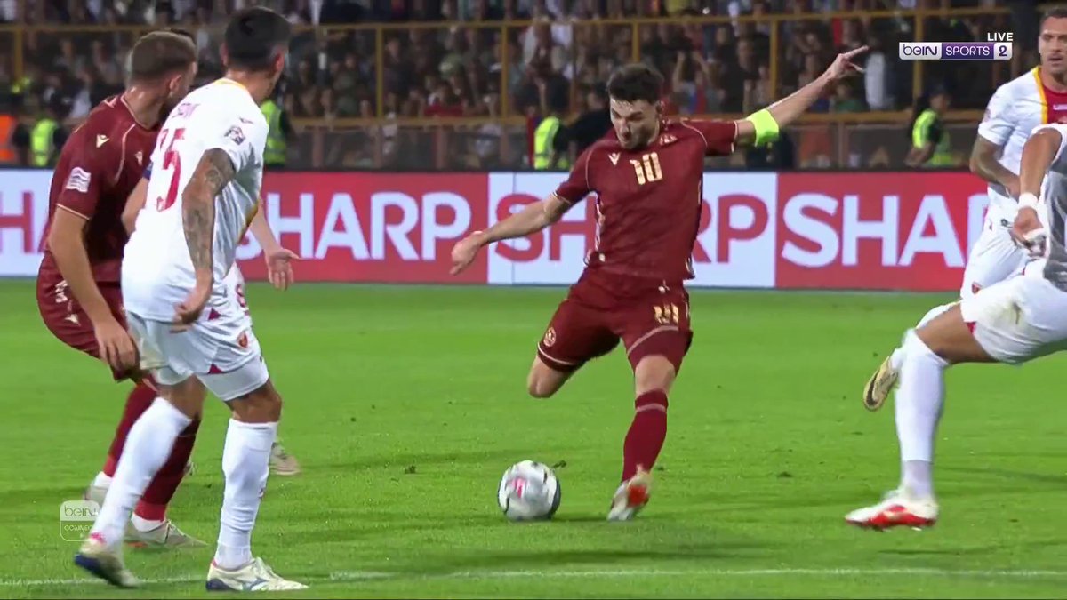 🚀⚽️ صاروخ لا يُصد! سبيرتسيان يطلق تسديدة قوية من خارج منطقة الجزاء تسكن شباك مونتينيغرو 😮 #دوري_الأمم_الأوروبية