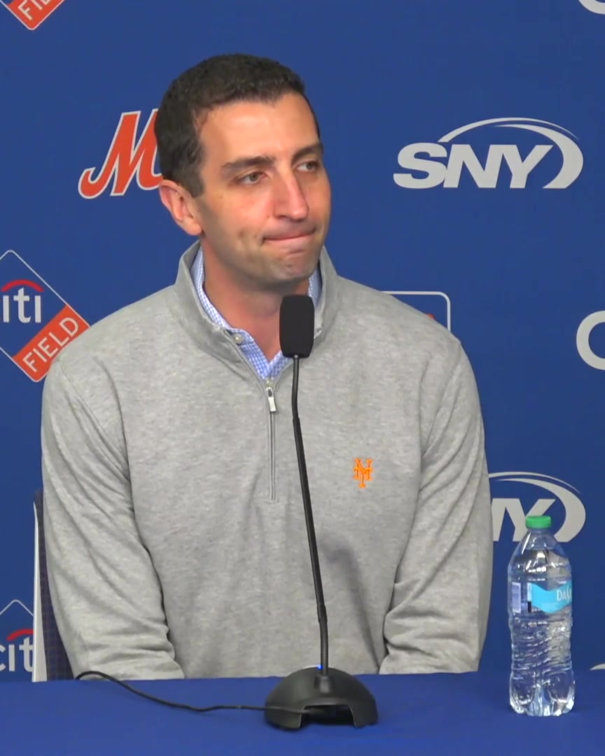 "The disappointment of our season is very true and real and I feel that. We as an organization feel that, our fanbase feels that" David Stearns gives an opening statement on the 2026 season