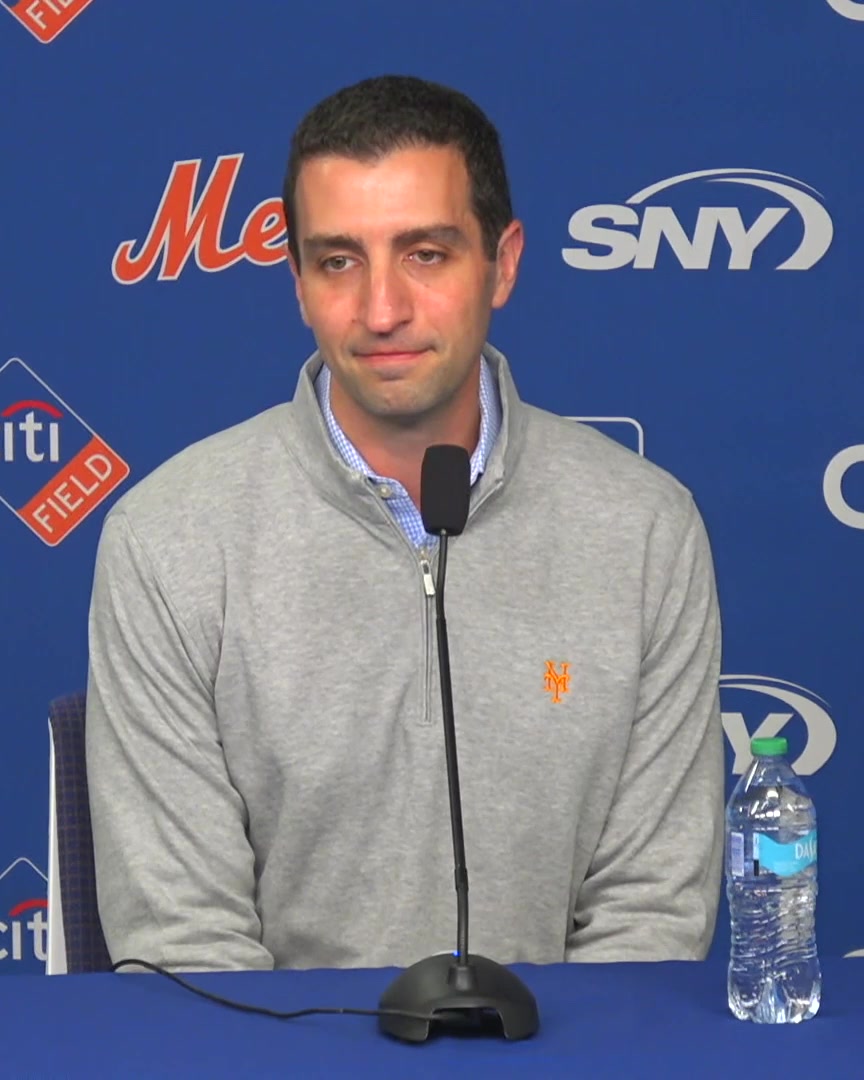 David Stearns was asked if he would've handled the Pete Alonso situation differently: "The truth is in this job, I don't get mulligans. I also recognize Pete had a tremendous year and the totality of our first base production wasn't good enough"