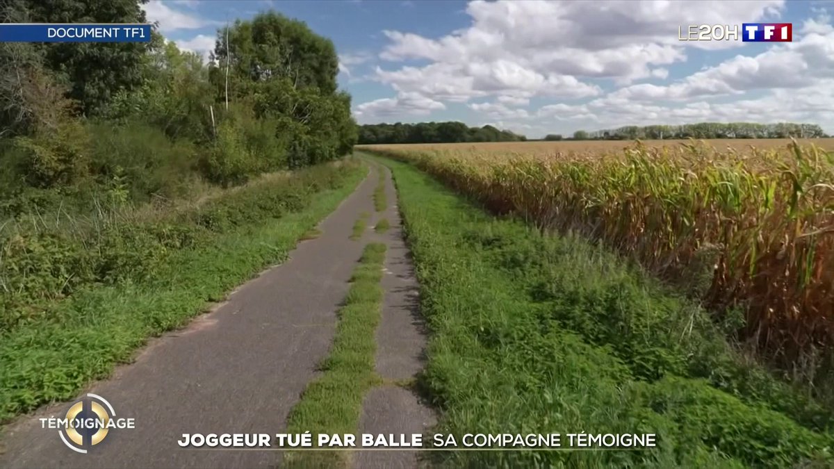 🔴 TÉMOIGNAGE : joggeur t*é par balle : sa compagne témoigne 📺 #LE20H de TF1 présenté par Gilles Bouleau
